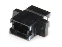ADA-MPOADAPTOR-SCS Fiberworks AS  Adapter MTP/MPO 12&amp;24F Svart, Opp/Ned Med flens, metall klips, SC hullutsnitt